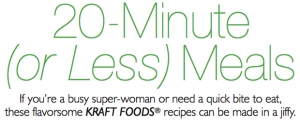 20-Minute (or Less) Meals